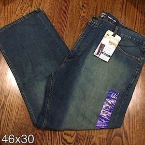 LEVIS GOLD Mens Modern Fit Straight Leg Flex Denim Jeans Sz 46x30 NWT